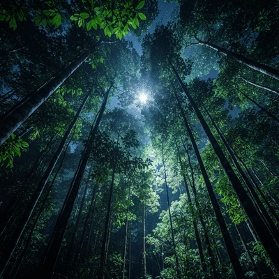 Melbourne skyline with changing weather patterns, sunny on one side and stormy on the other